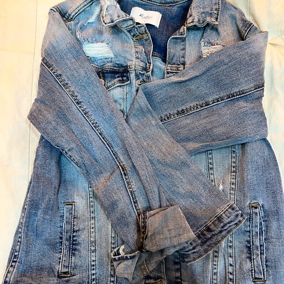 Distressed Denim Jacket (L) - Picture 5 of 6